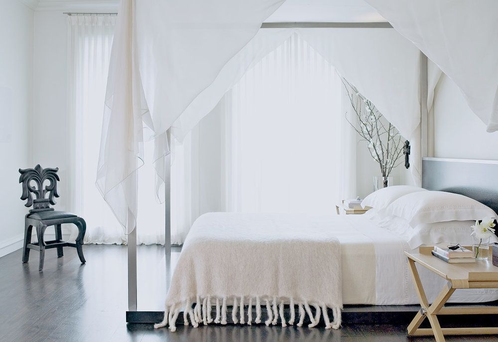 Minimalistisches Schlafzimmer