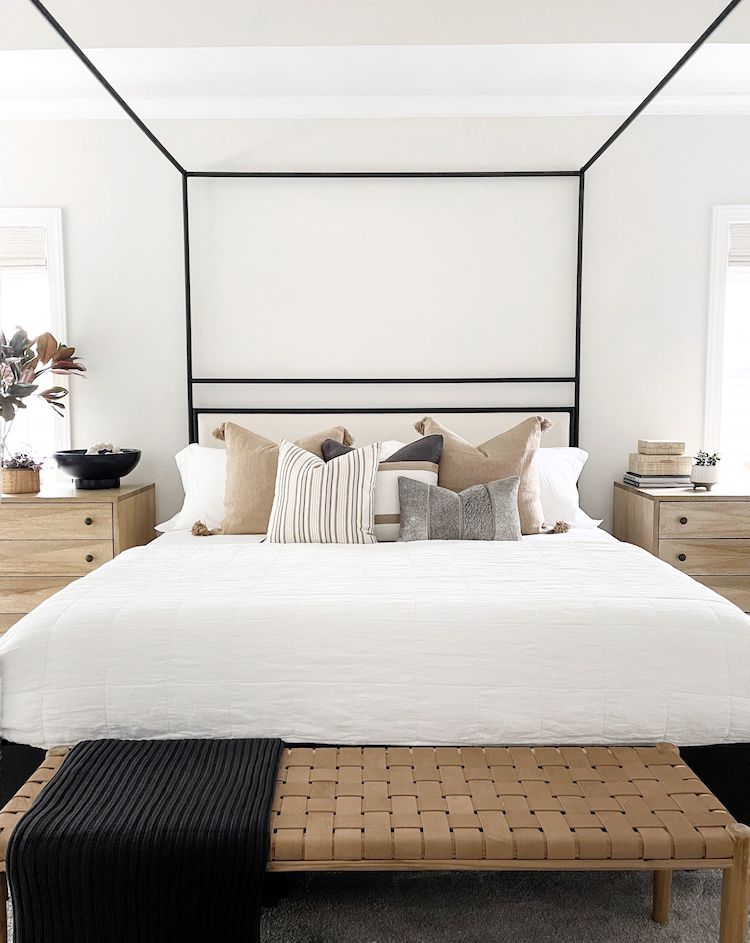Minimalistische Schlafzimmer-Ideen