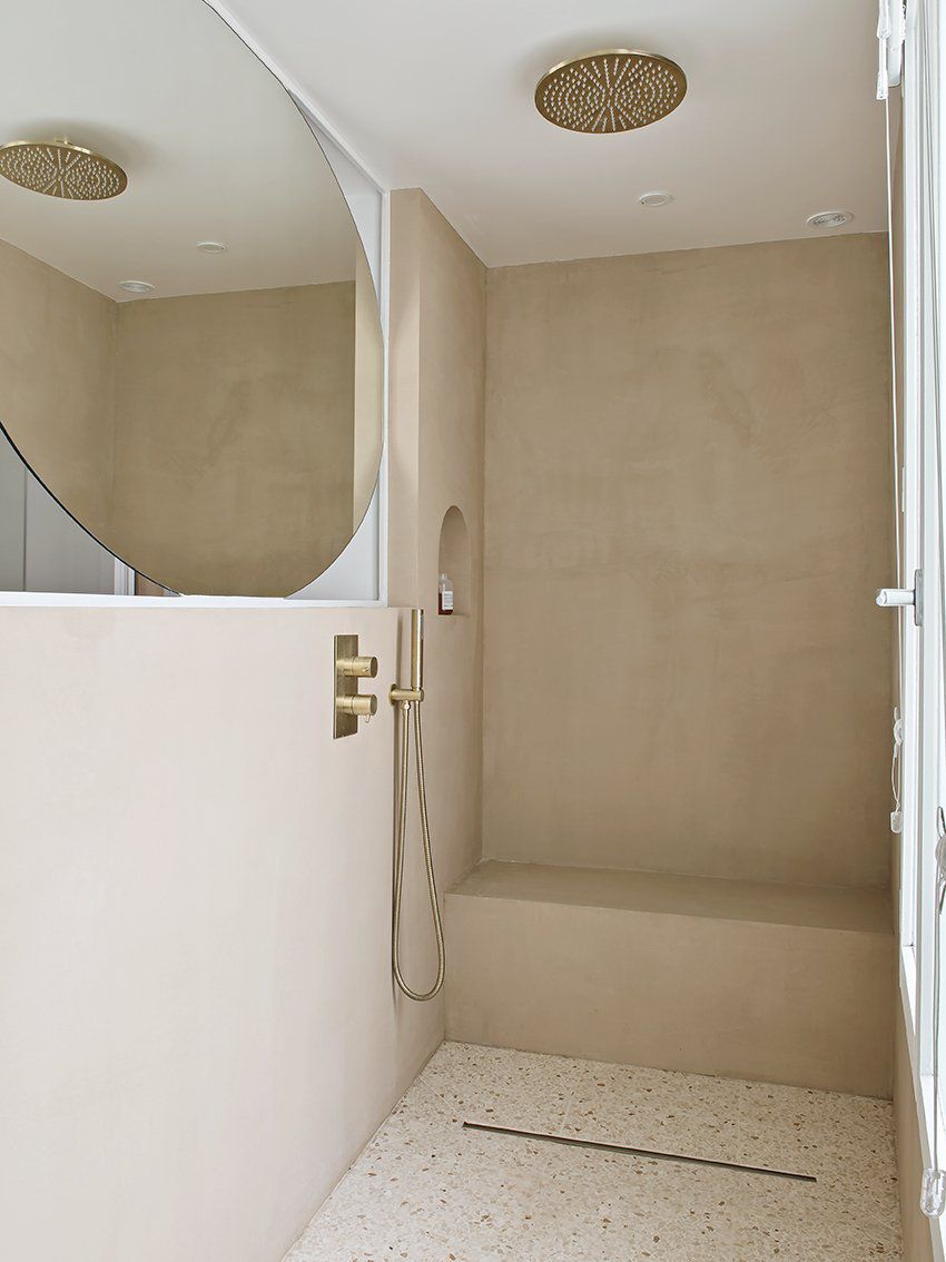 Begehbare Dusche