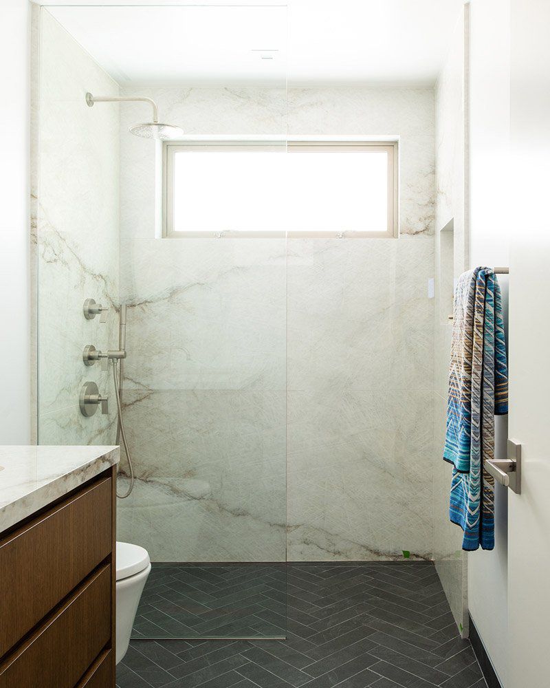 Begehbare Dusche