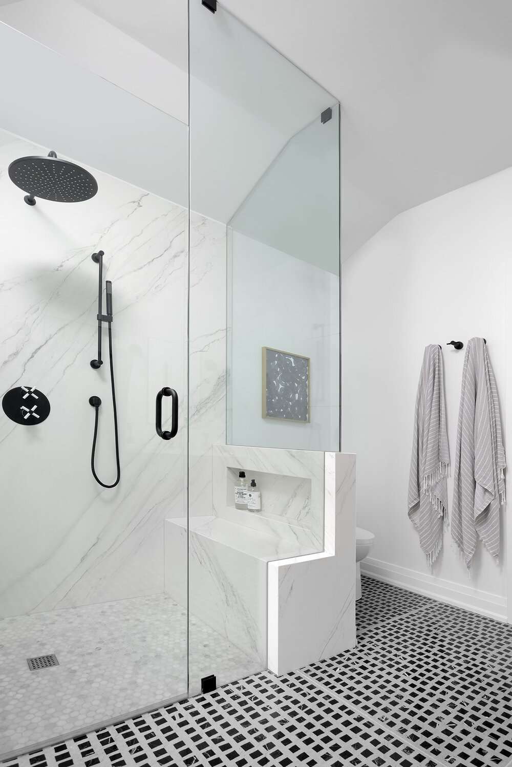 Begehbare Dusche