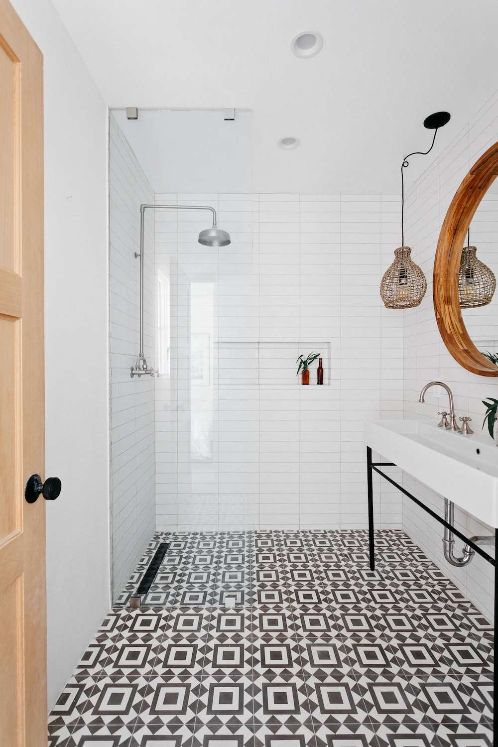 moderne begehbare Dusche Ideen