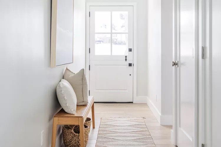 Light and bright entryway with lots of natural light.