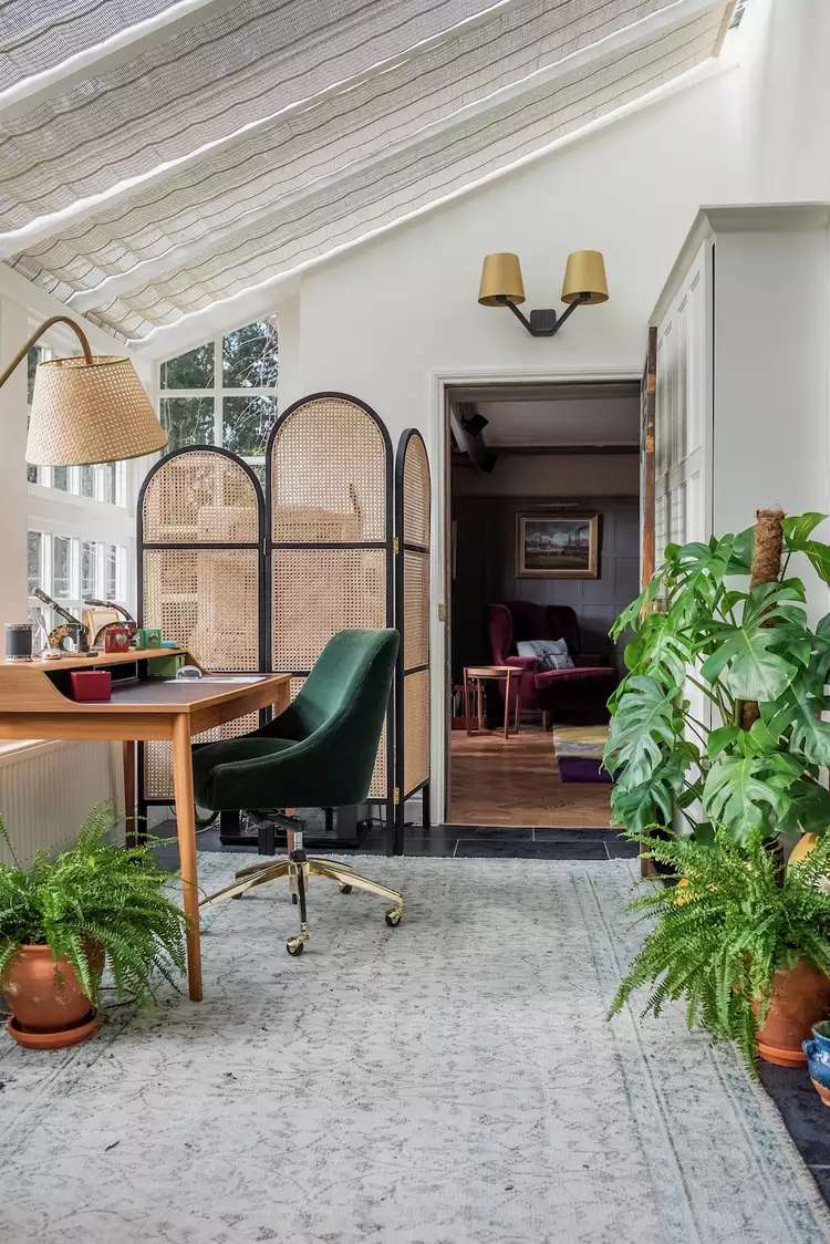 home office sunroom