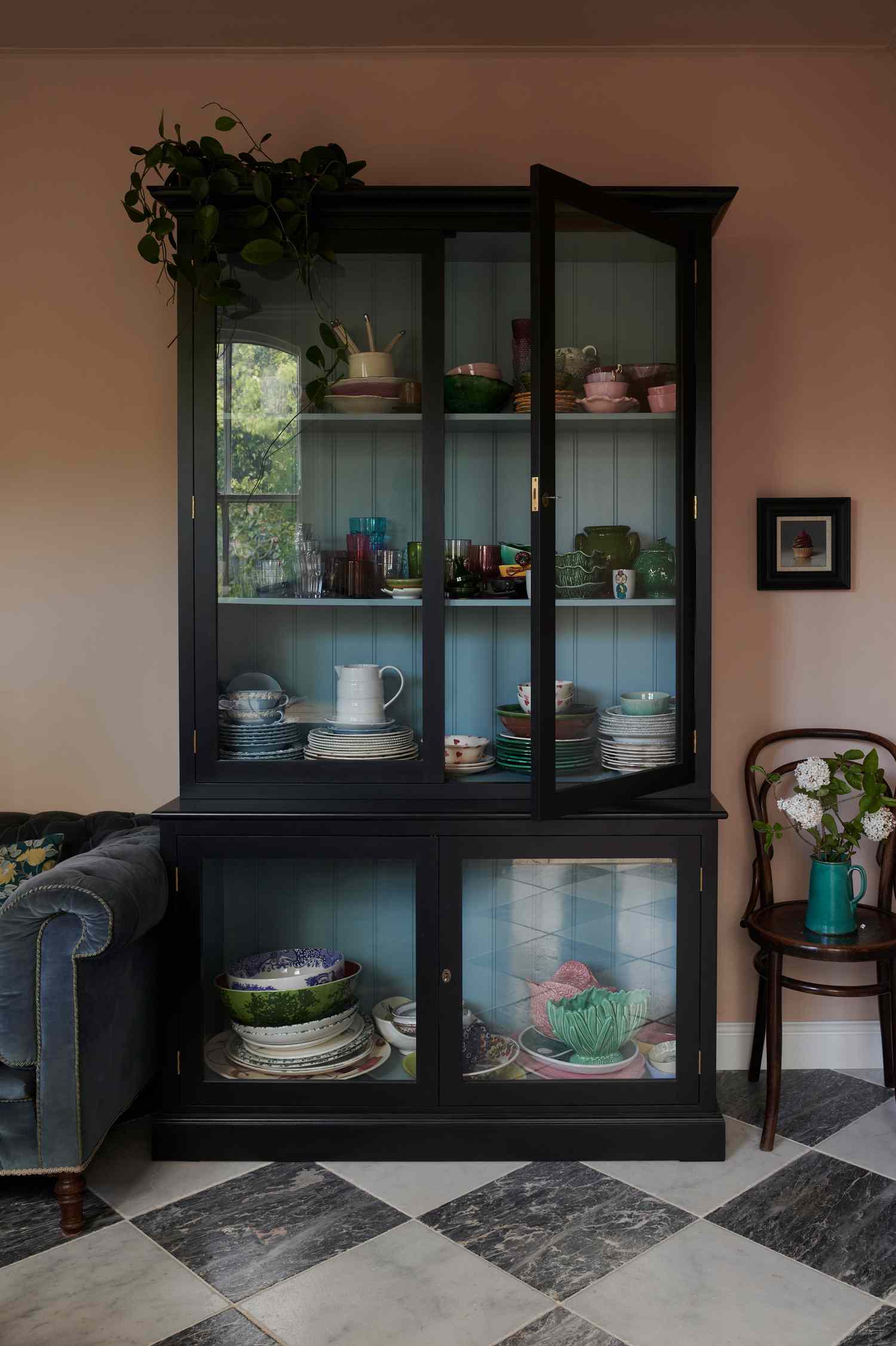 eclectic kitchen china cabinet ideas