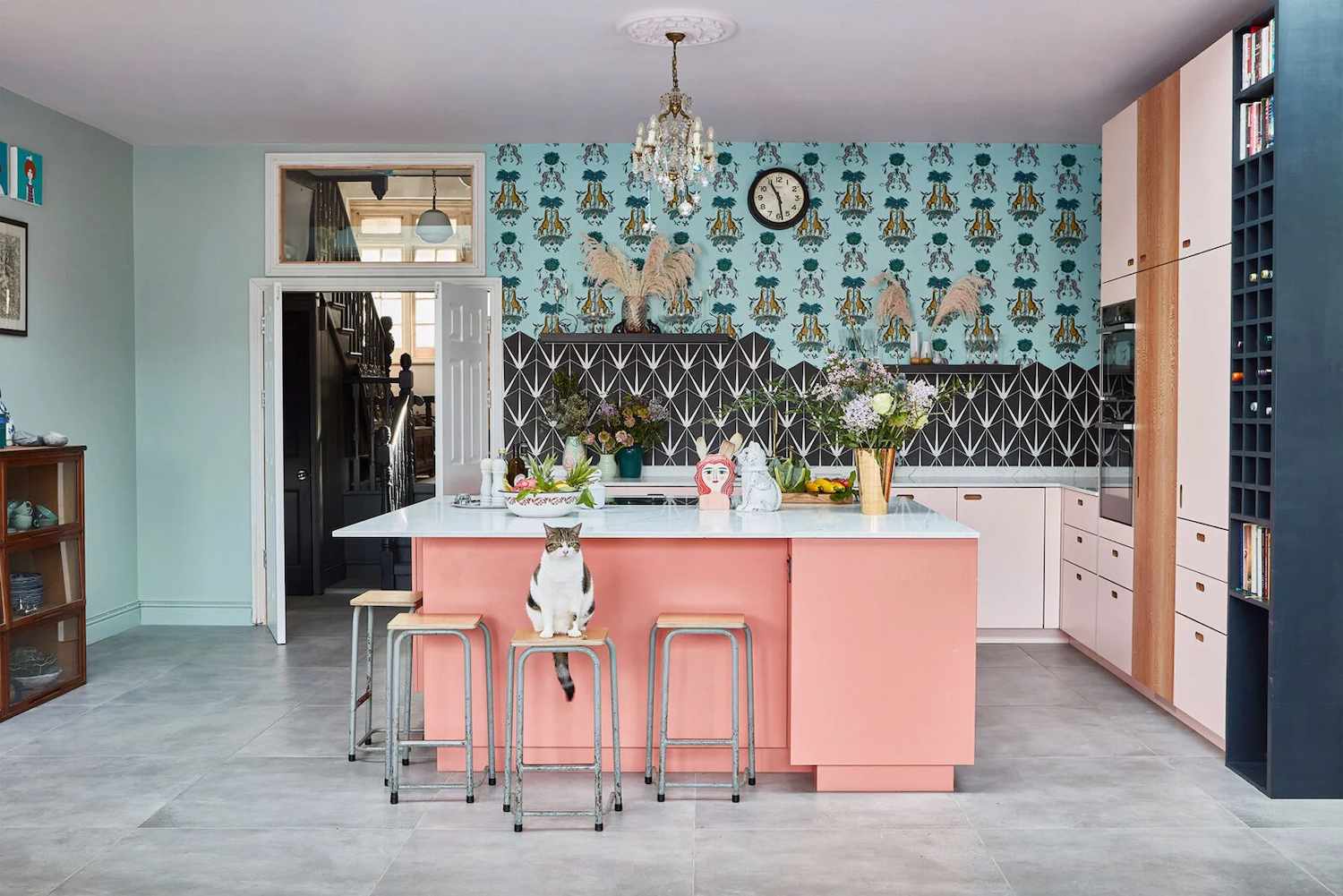 eclectic kitchen wall ideas