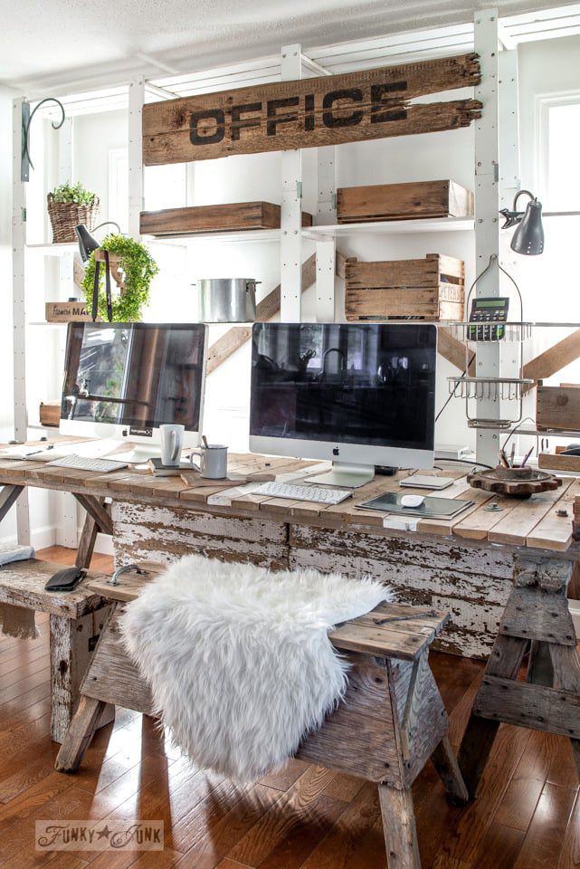 pallet wood desk