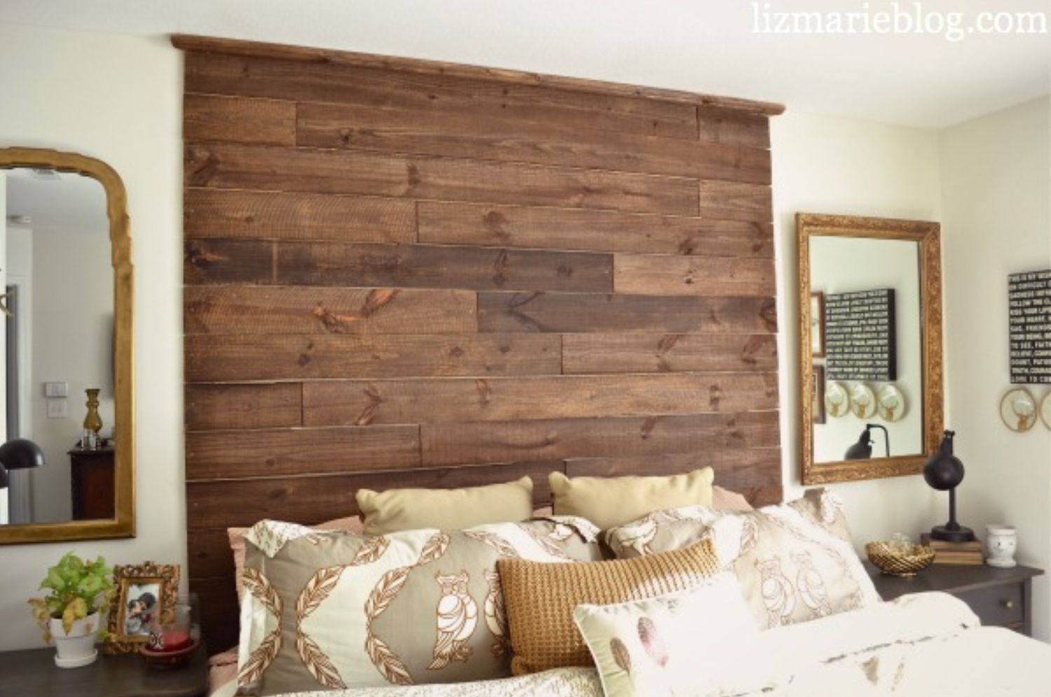 wood pallet headboard