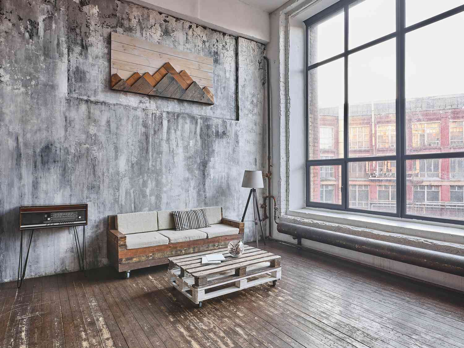 rolling pallet wood coffee table