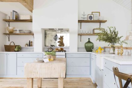 1737971836 35 Blue Farmhouse Cabinet Ideas We Love If Youre Bored