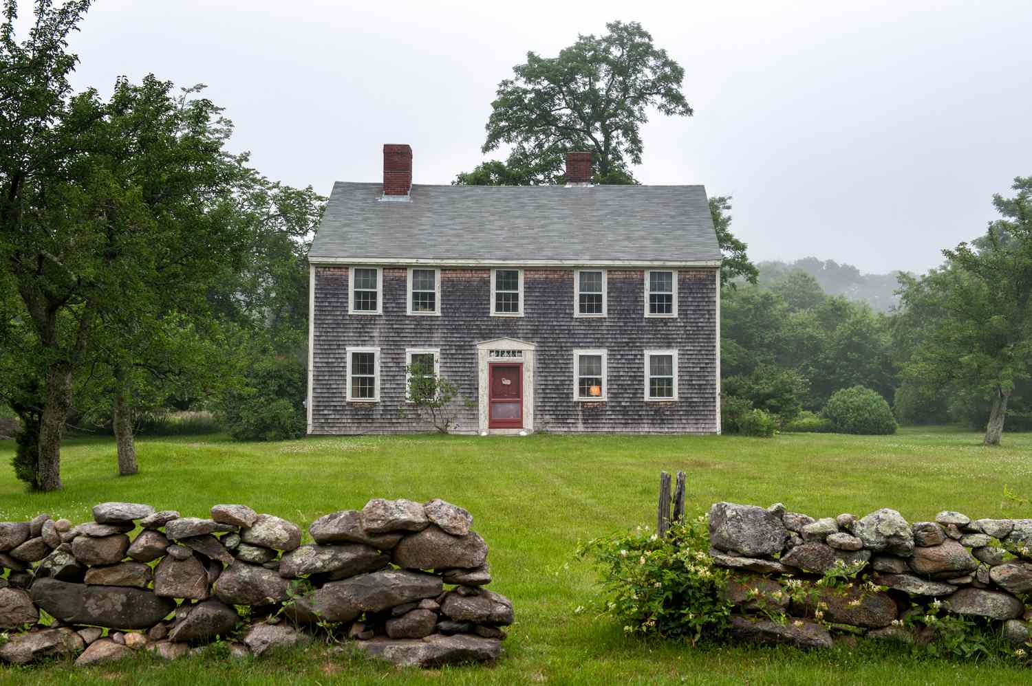 Amerikanisches Haus im Kolonialstil