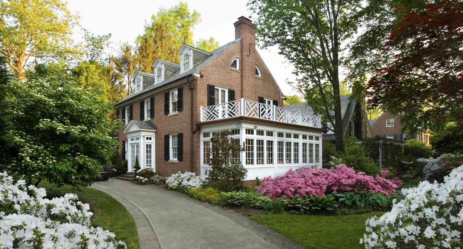 Amerikanisches Haus im Kolonialstil