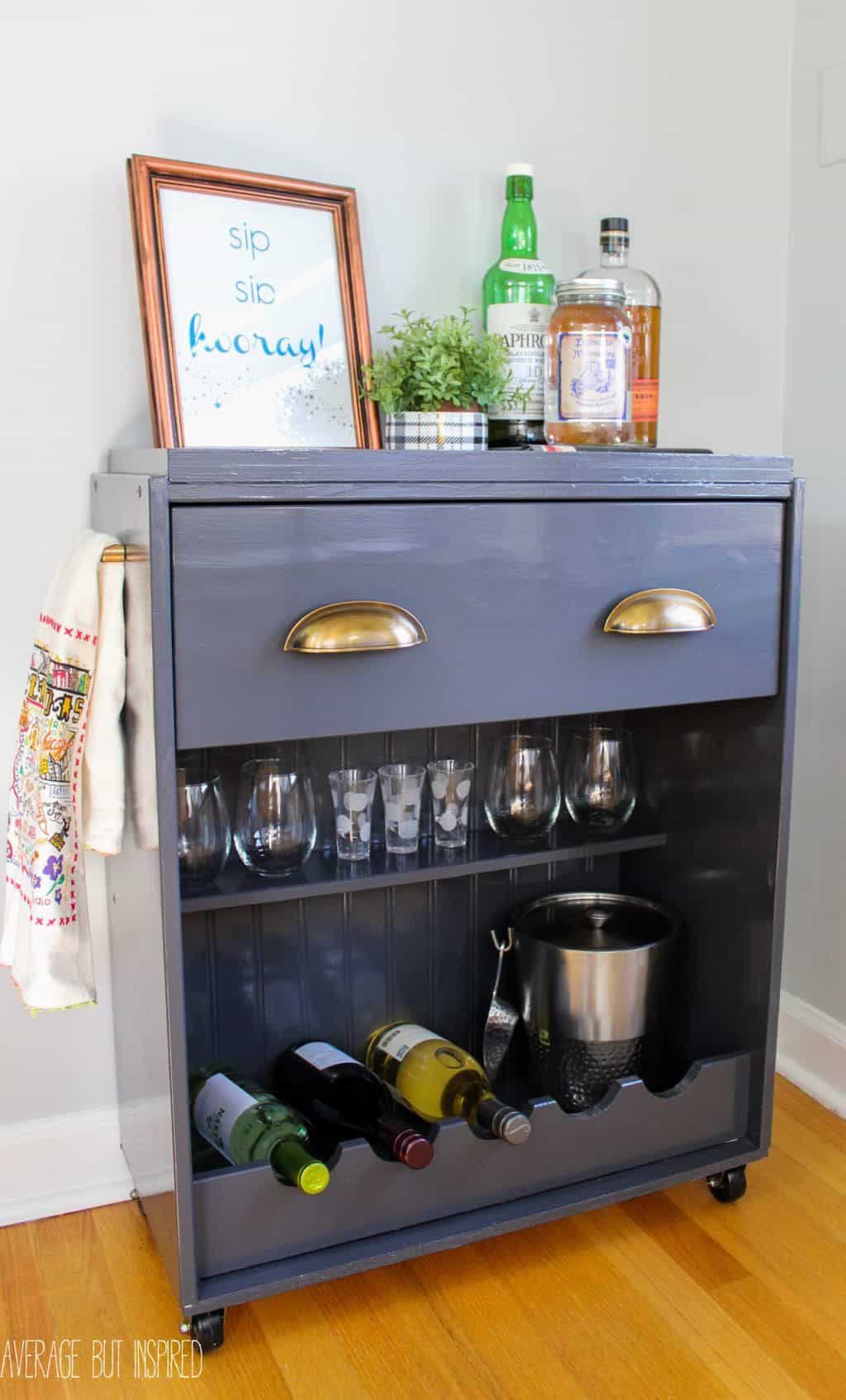 Ikea Rast Bar Cart Hack