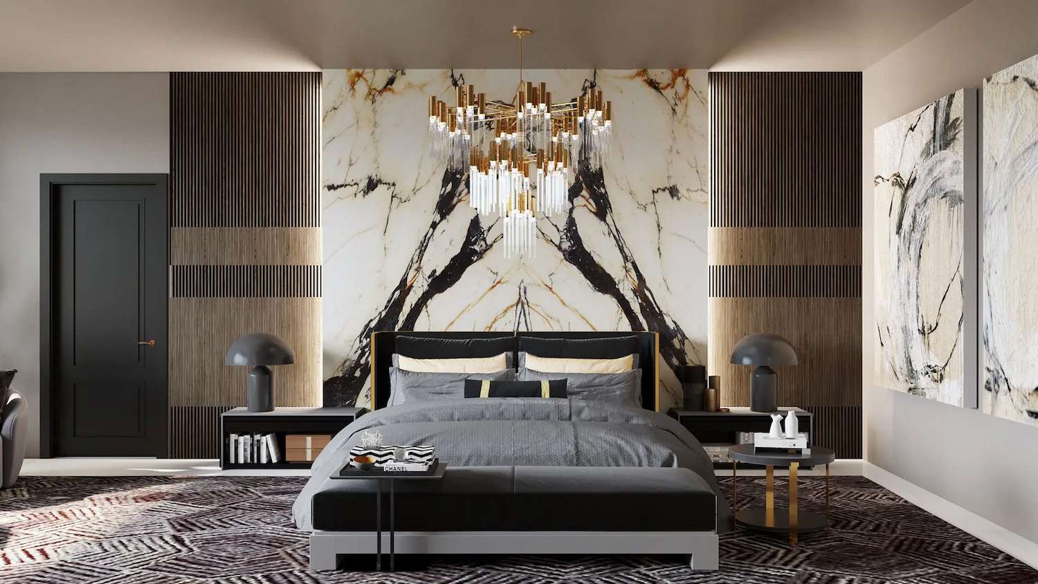 maximalist bedroom lighting ideas