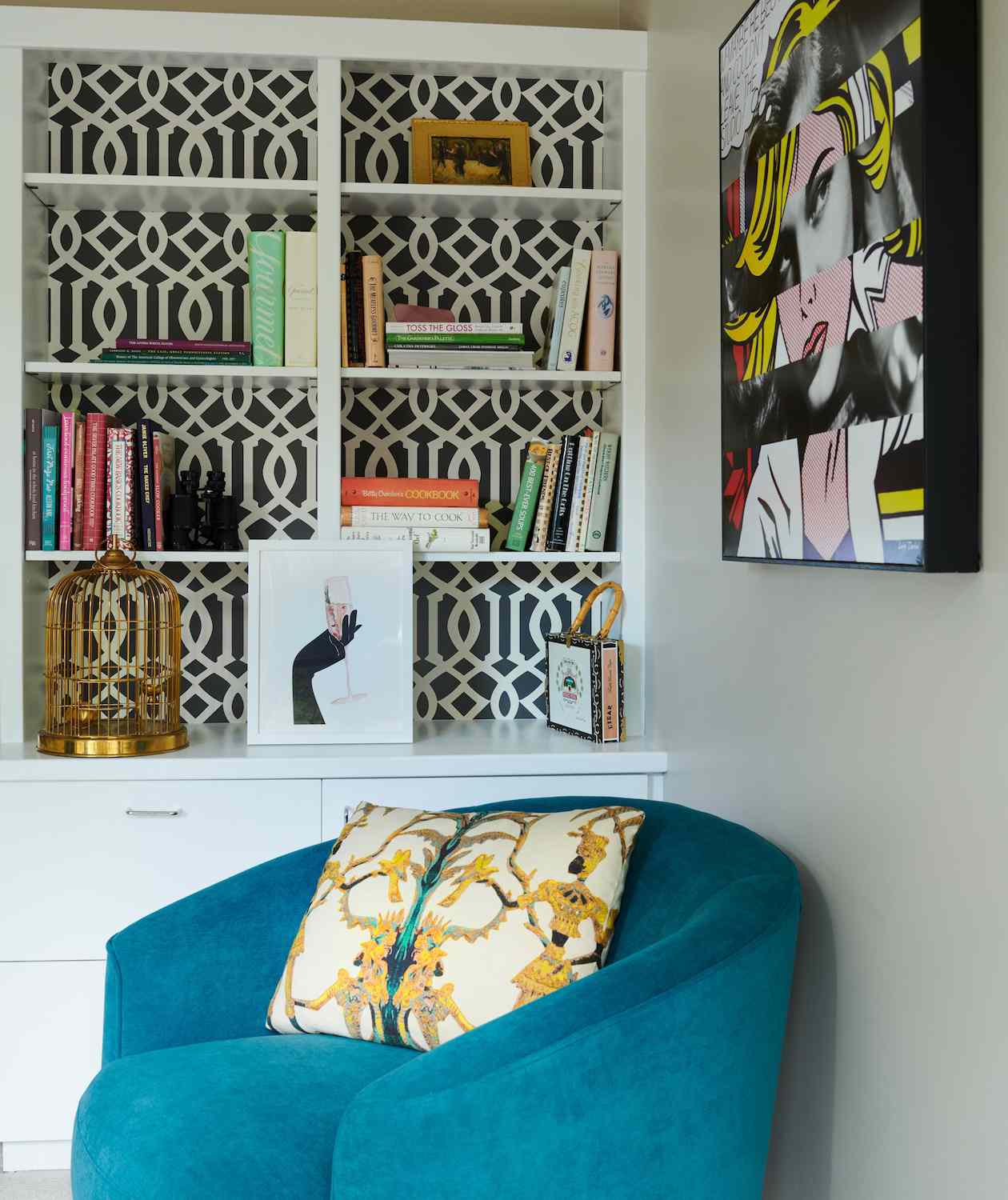 maximalist bedroom reading corner ideas