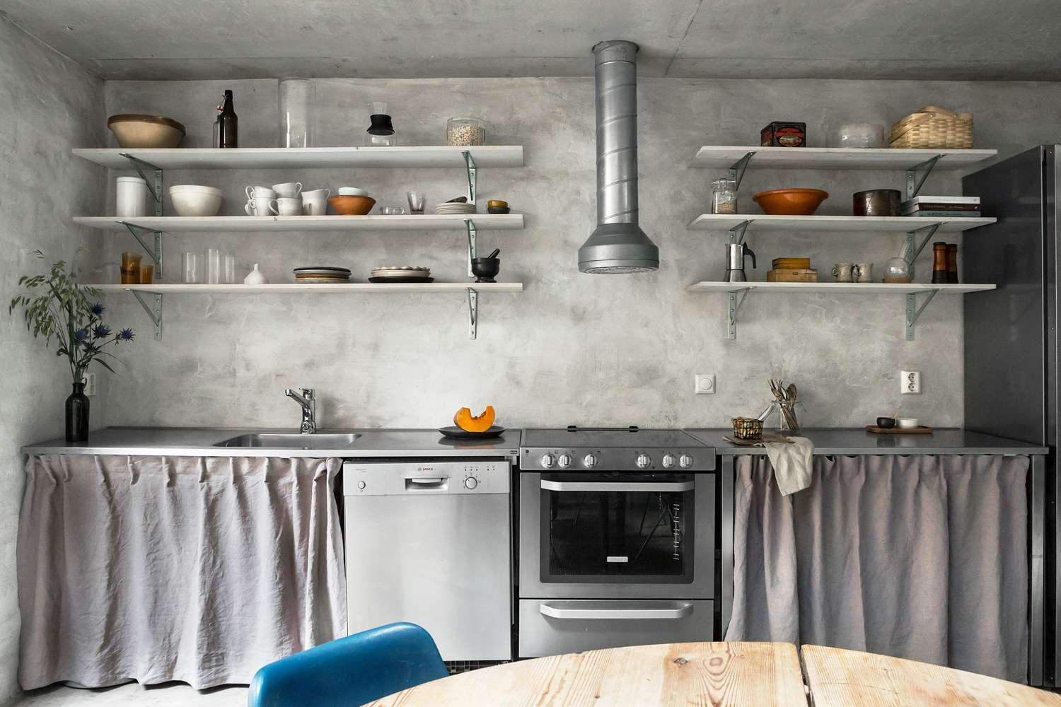 gray kitchen