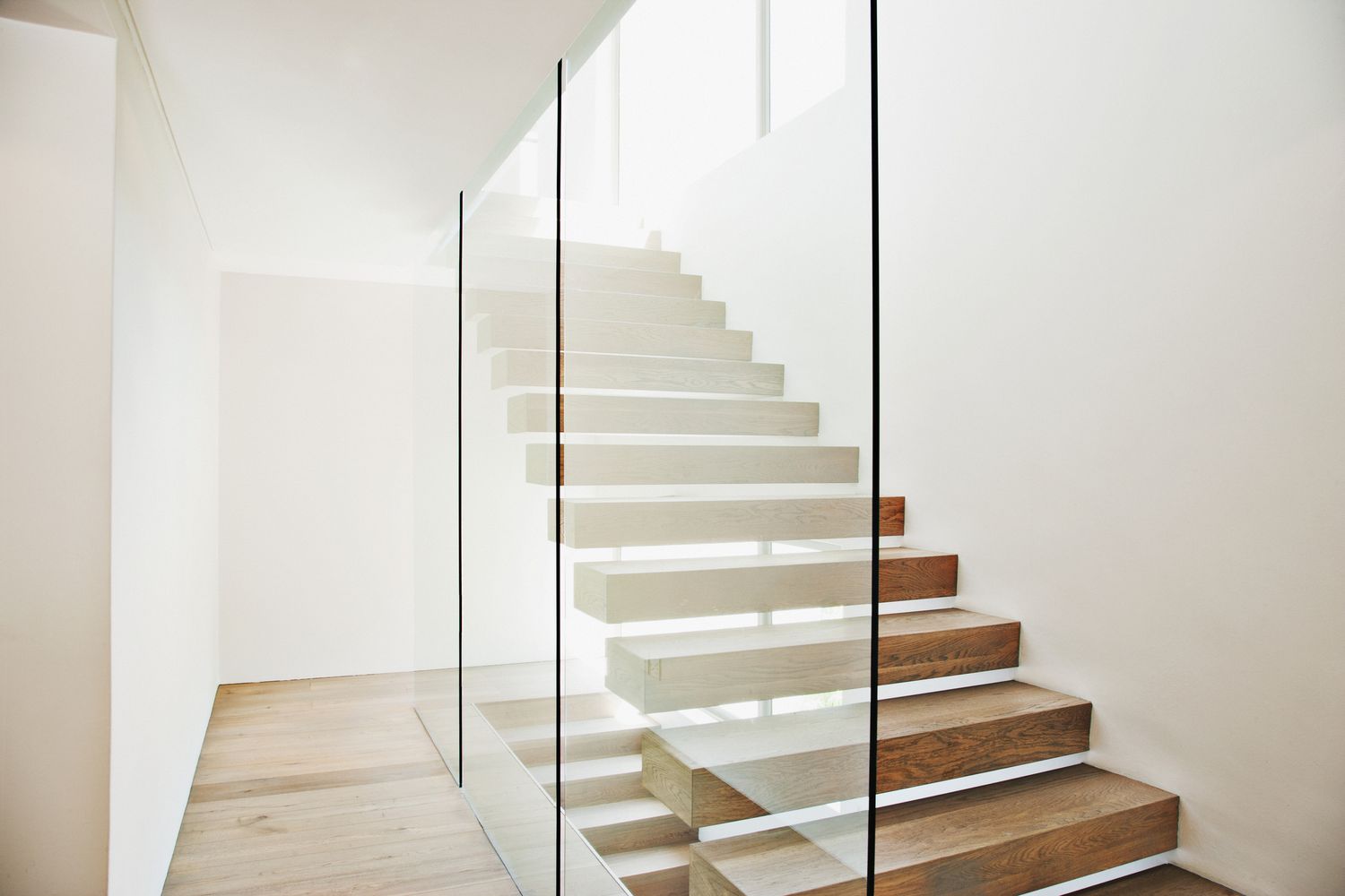 glass staircase