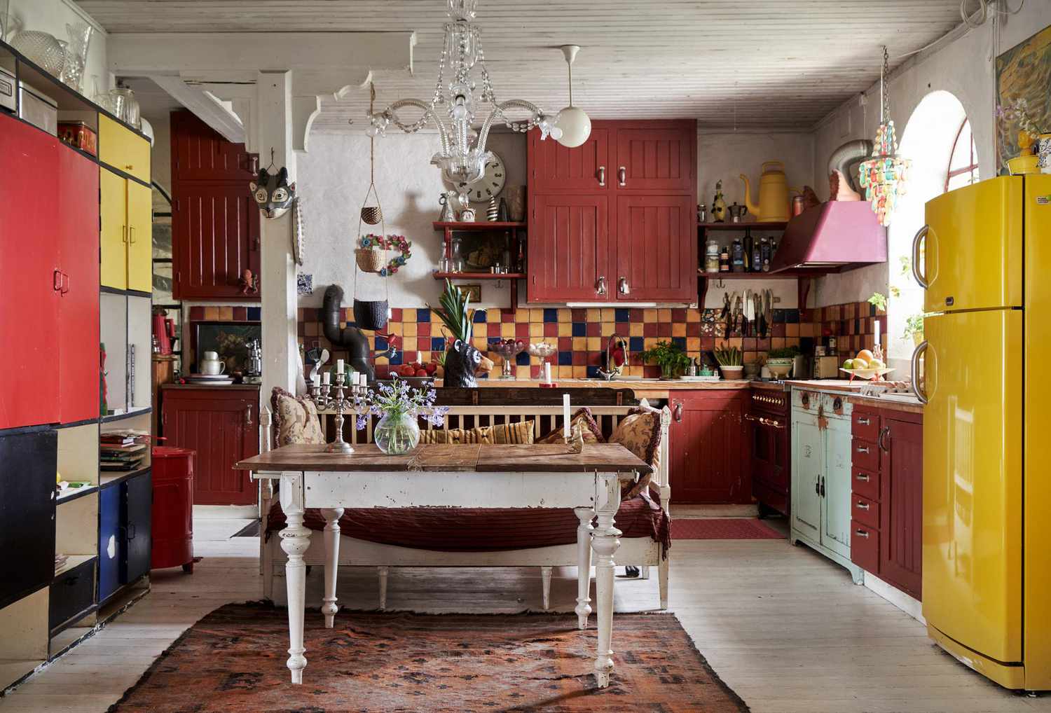 eclectic scandi style kitchen ideas