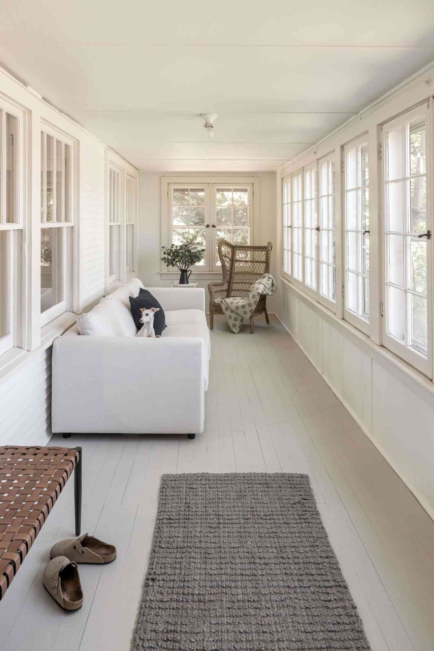 scandi-style sunroom