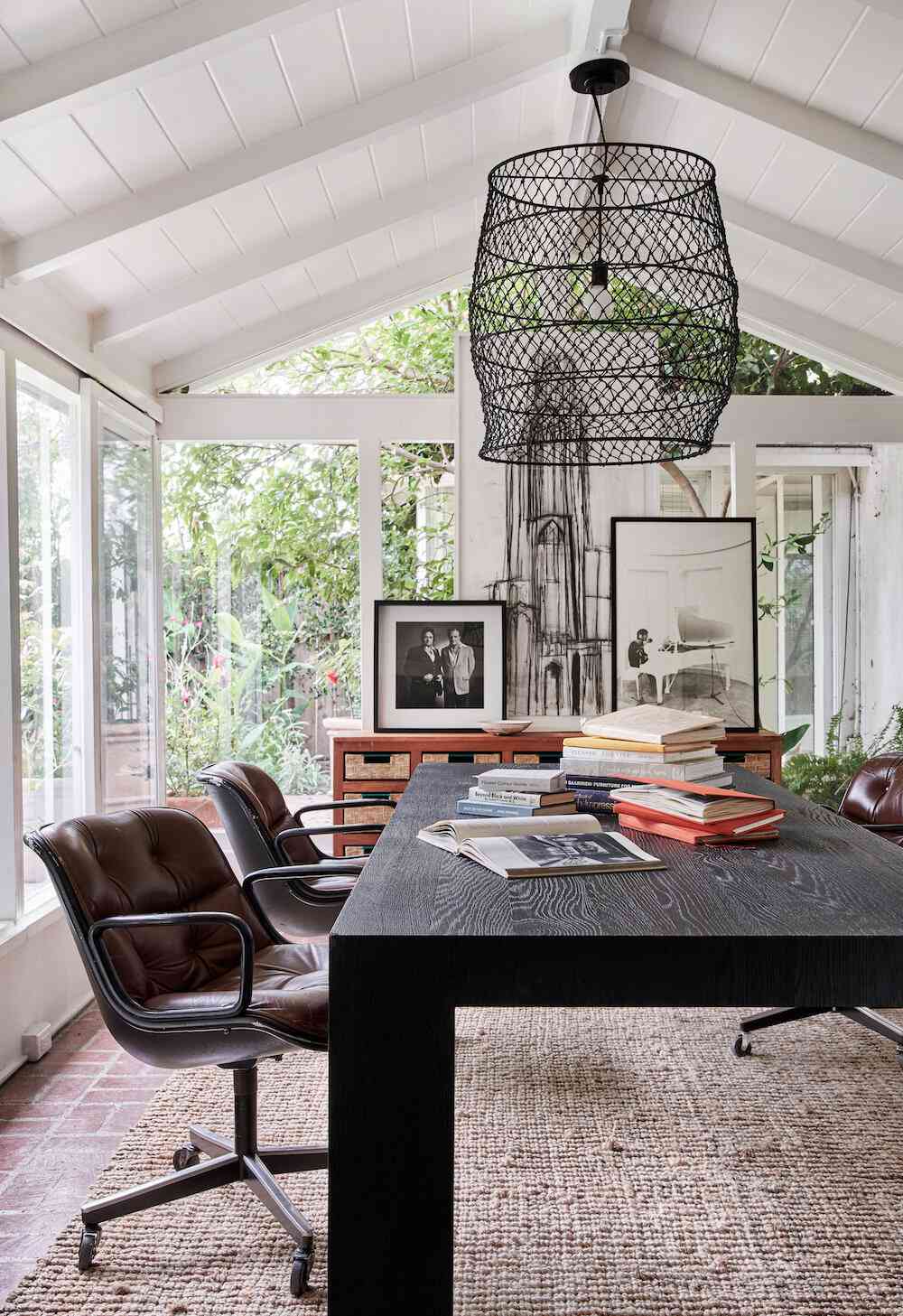 home library sunroom