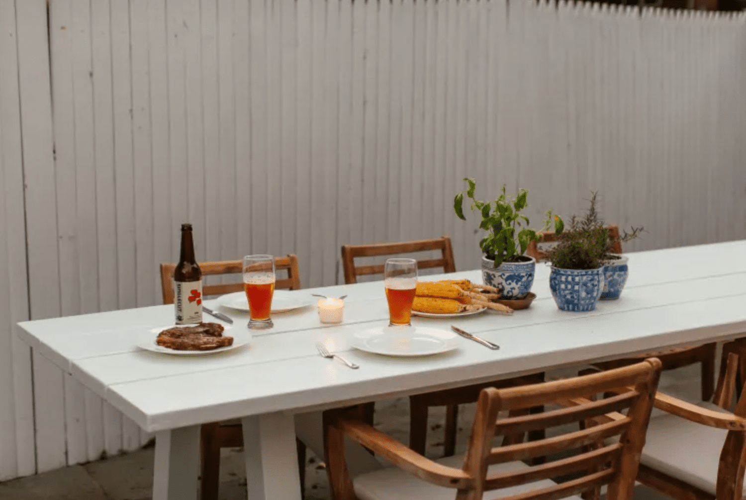 diy outdoor dining table